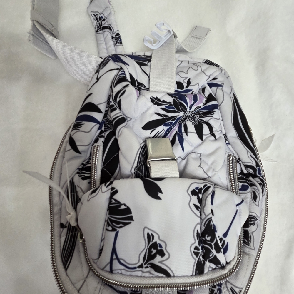 Vera Bradley Black and White Floral Backpack